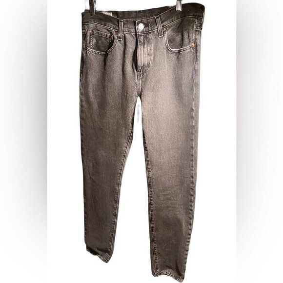 Levi’s 512 Lo-ball grey denim stretch comfort trend skinny tapered leg jean 32 - Picture 2 of 4